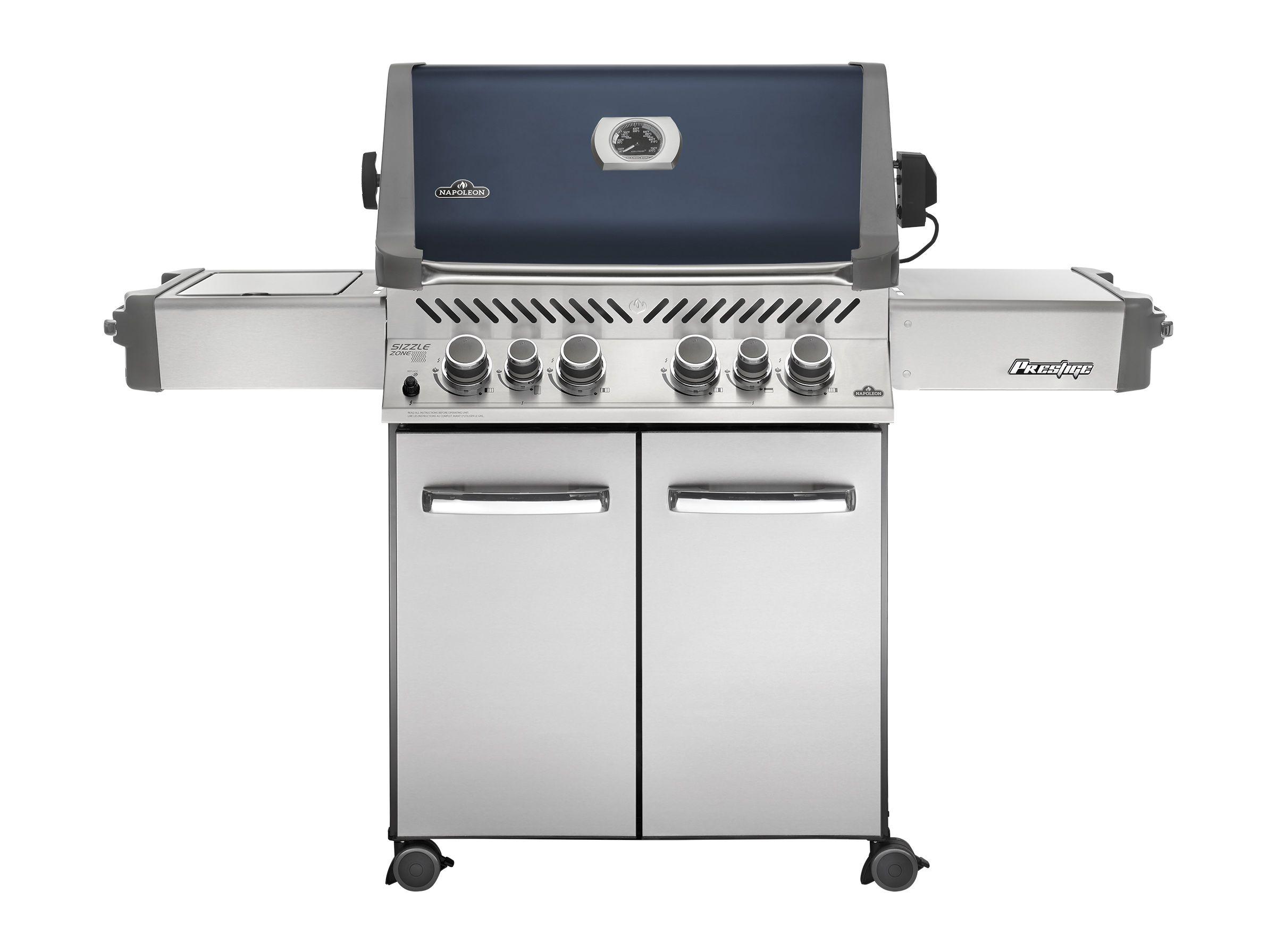 Napoleon Prestige Series Prestige 500 blue with Infrared Rear and Side Burners