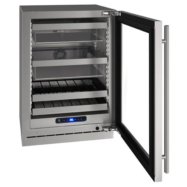 Hbv524 24" Beverage Center With Stainless Frame Finish and Field Reversible Door Swing (115 V/60 Hz)