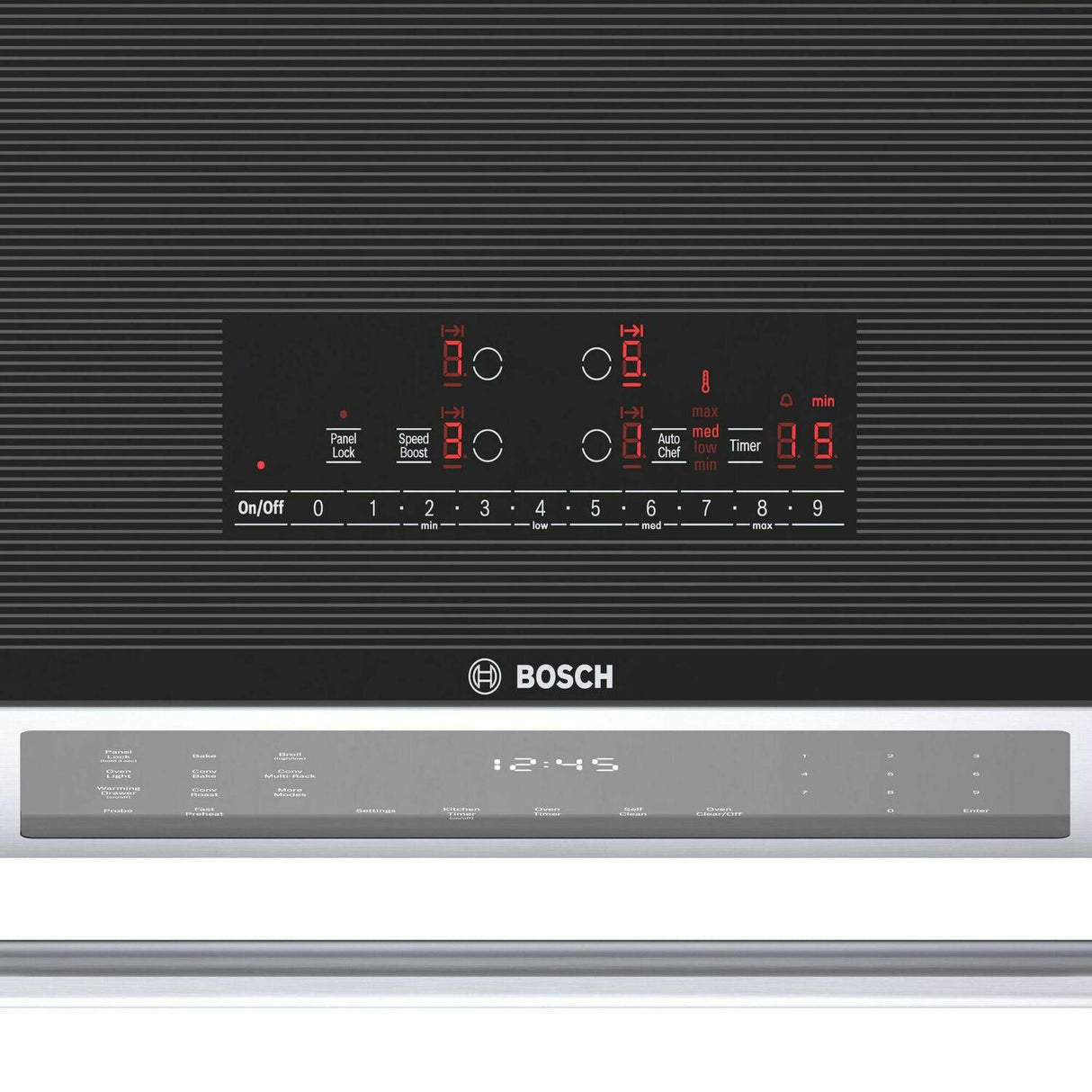 800 Series Induction Slide-in Range 30'' Stainless Steel HII8056U