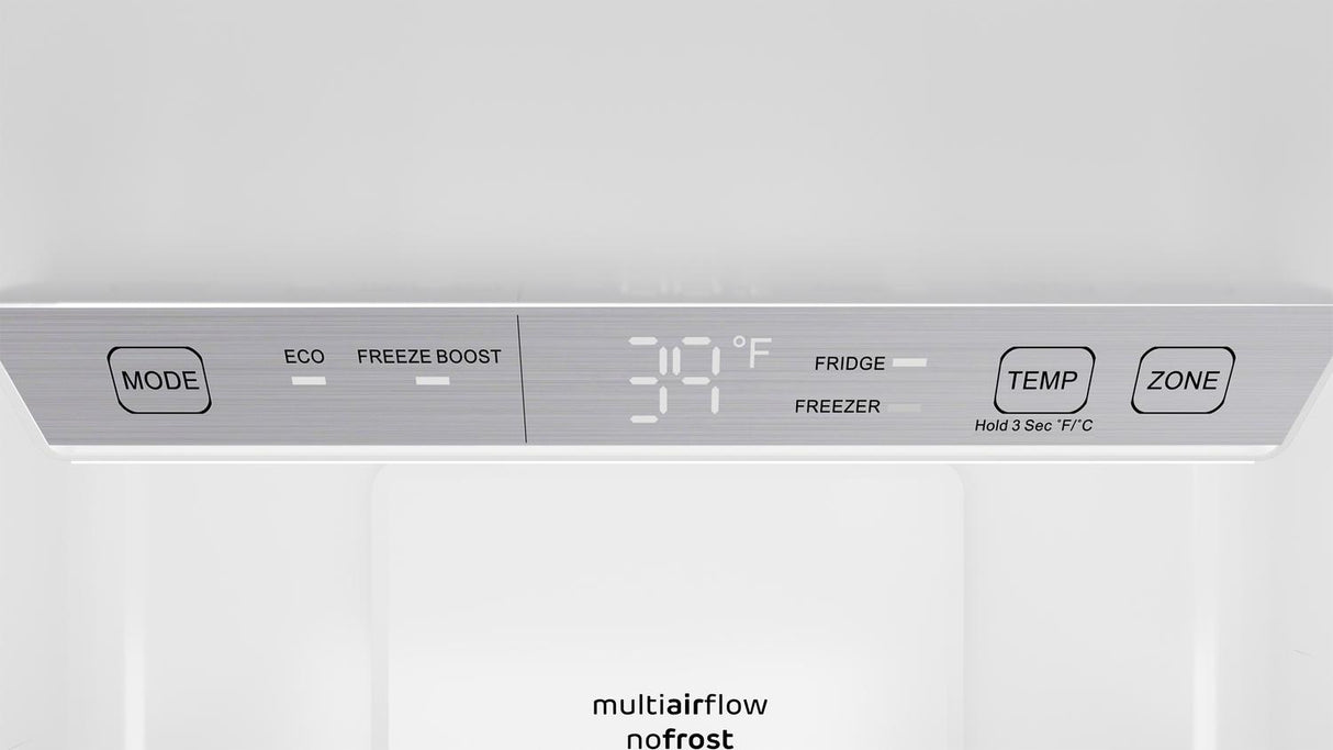 Sharp 24 in. Bottom-Freezer Counter-Depth Refrigerator