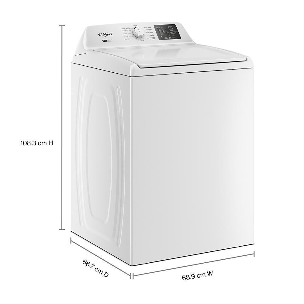 4.2 - 4.3 Cu. Ft. Whirlpool® Top Load Washer with 2-in-1 Removable Agitator