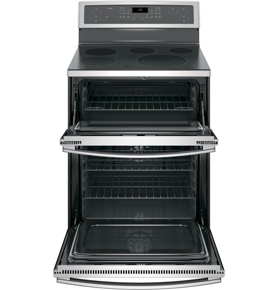 GE Profile™ 30" Free-Standing Electric Double Oven Convection Range