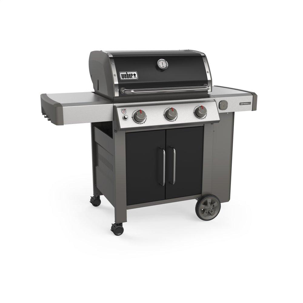 GENESIS II E-315 Gas Grill Black Natural Gas
