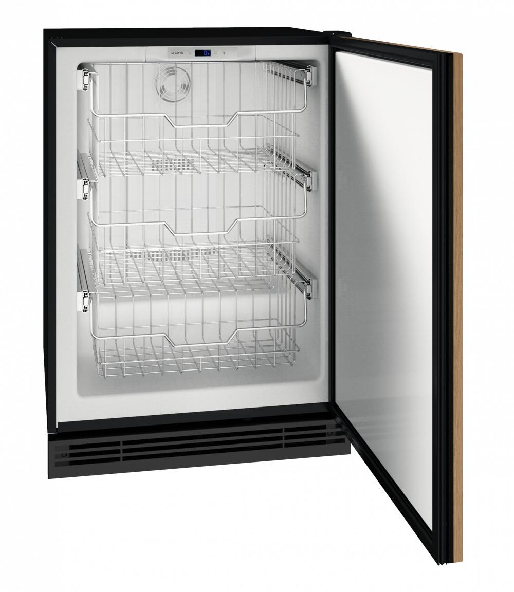 Hfz124 24" Convertible Freezer With Integrated Solid Finish (115v/60 Hz Volts /60 Hz Hz)