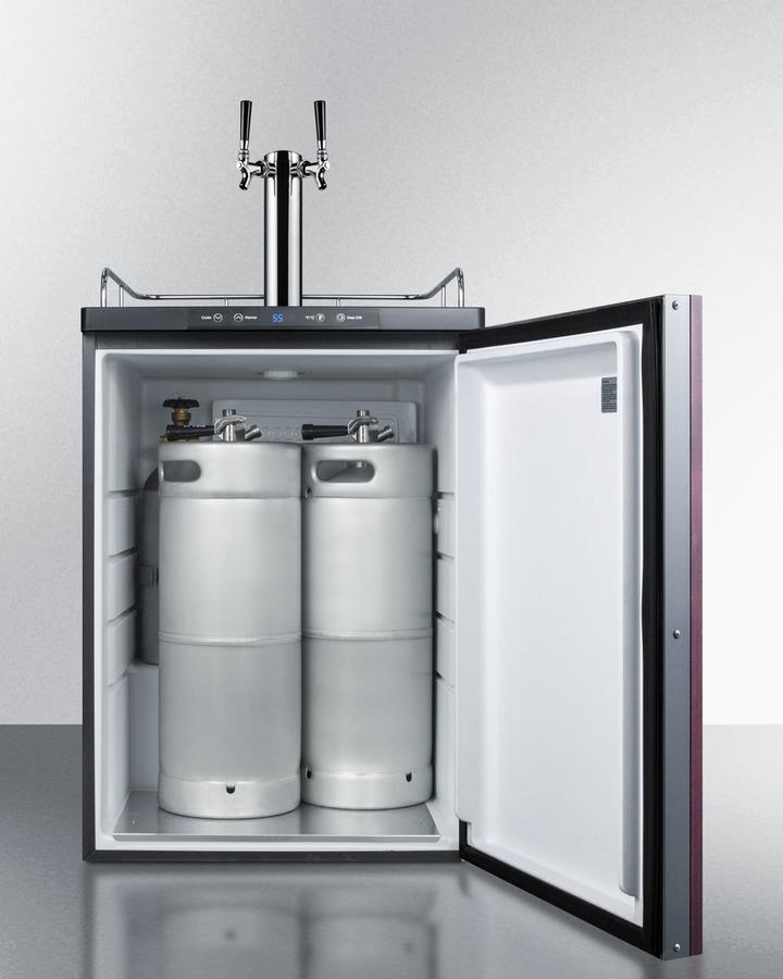 24" Wide Built-in Kegerator (panel Not Included)