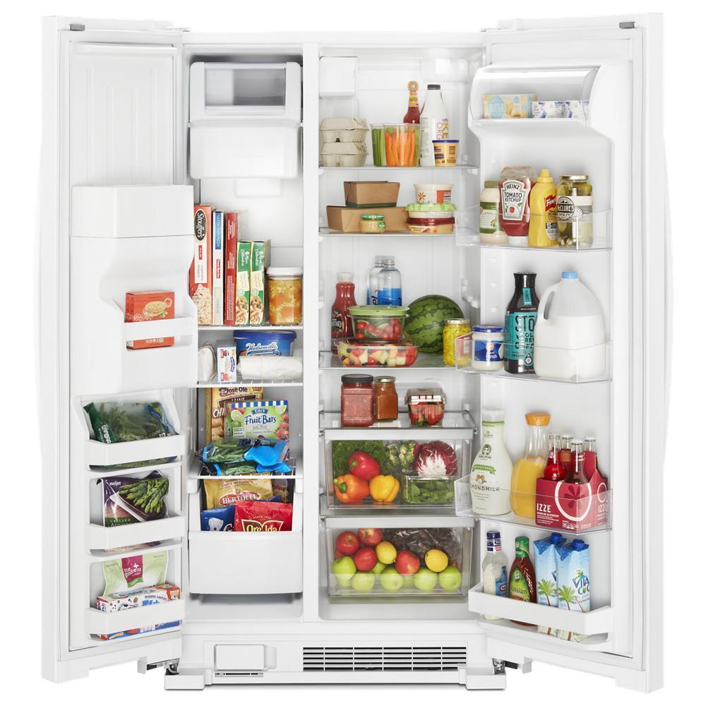 36-inch Wide Side-by-Side Refrigerator - 25 cu. ft.