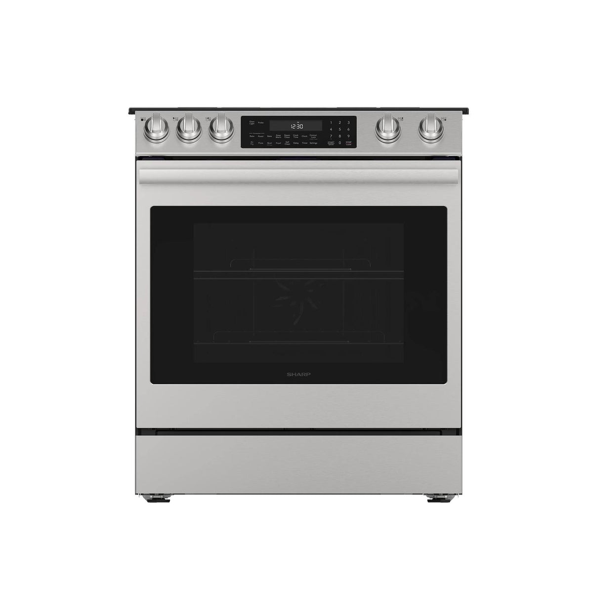 30 in. 5 Burner 6.3 cu. ft. Slide-in Electric Range with Convection