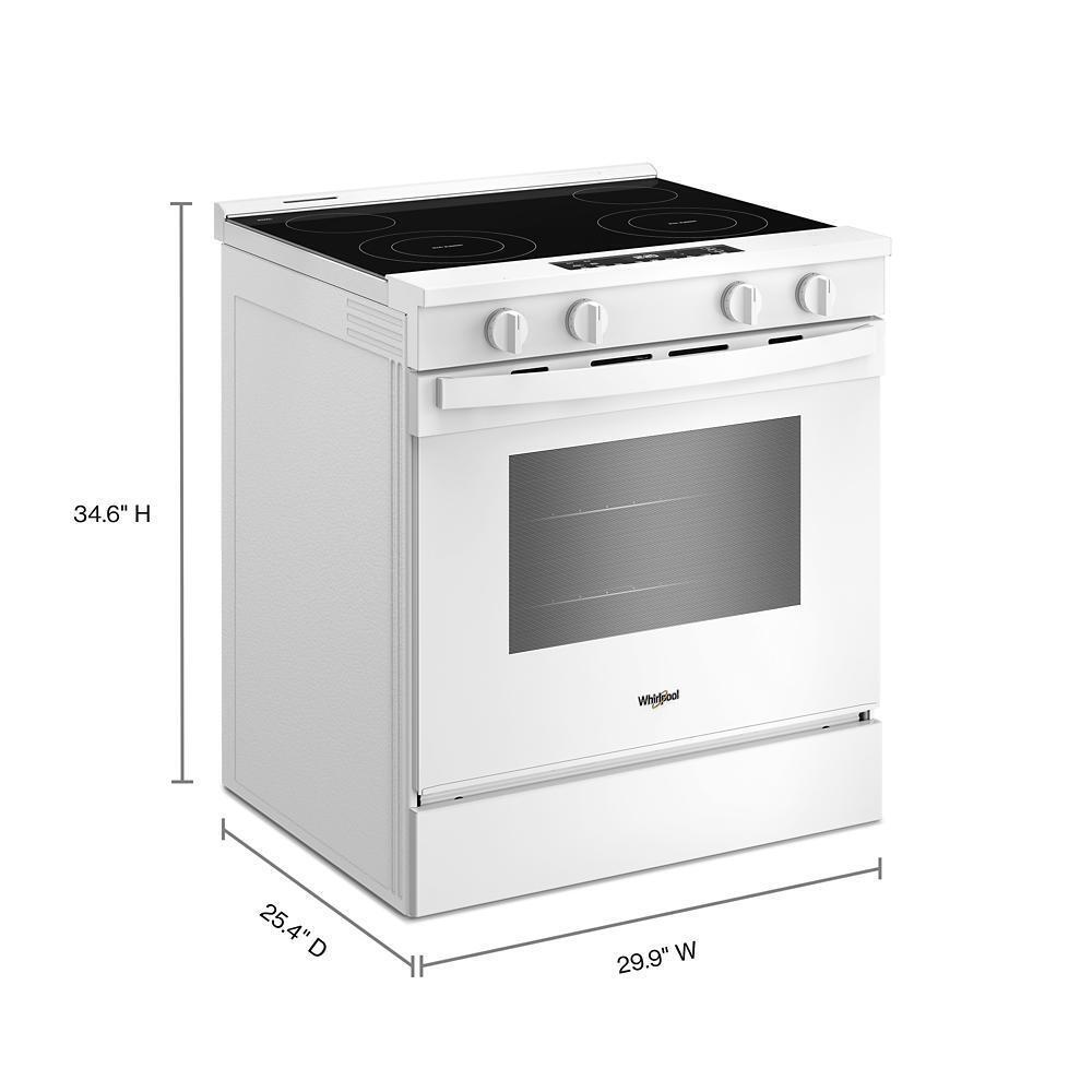 30-inch Electric Range with No Preheat and Slow Cook Modes