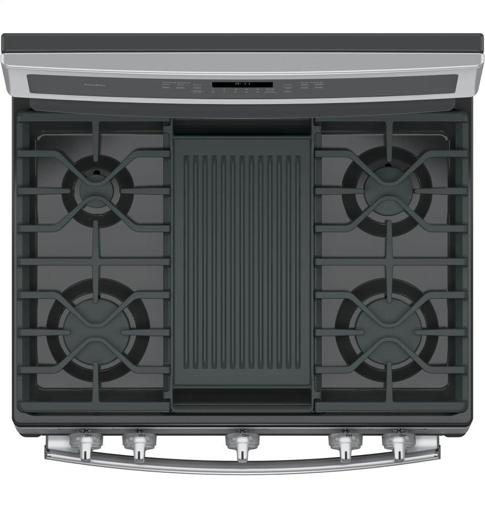 GE Profile™ 30" Free-Standing Gas Convection Range