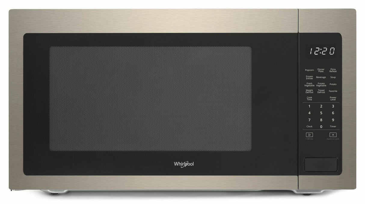 2.2 cu. ft. Countertop Microwave with 1,200-Watt Cooking Power - Fingerprint Resistant Sunset Bronze