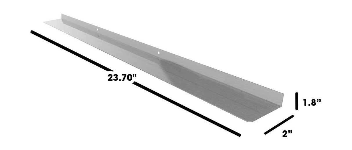 24 in. Stainless Steel Flush Mount Deflector for SMD2470ASY