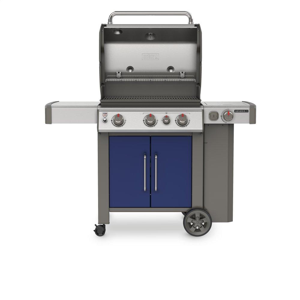 Genesis® II E-335 Gas Grill - Deep Ocean Blue