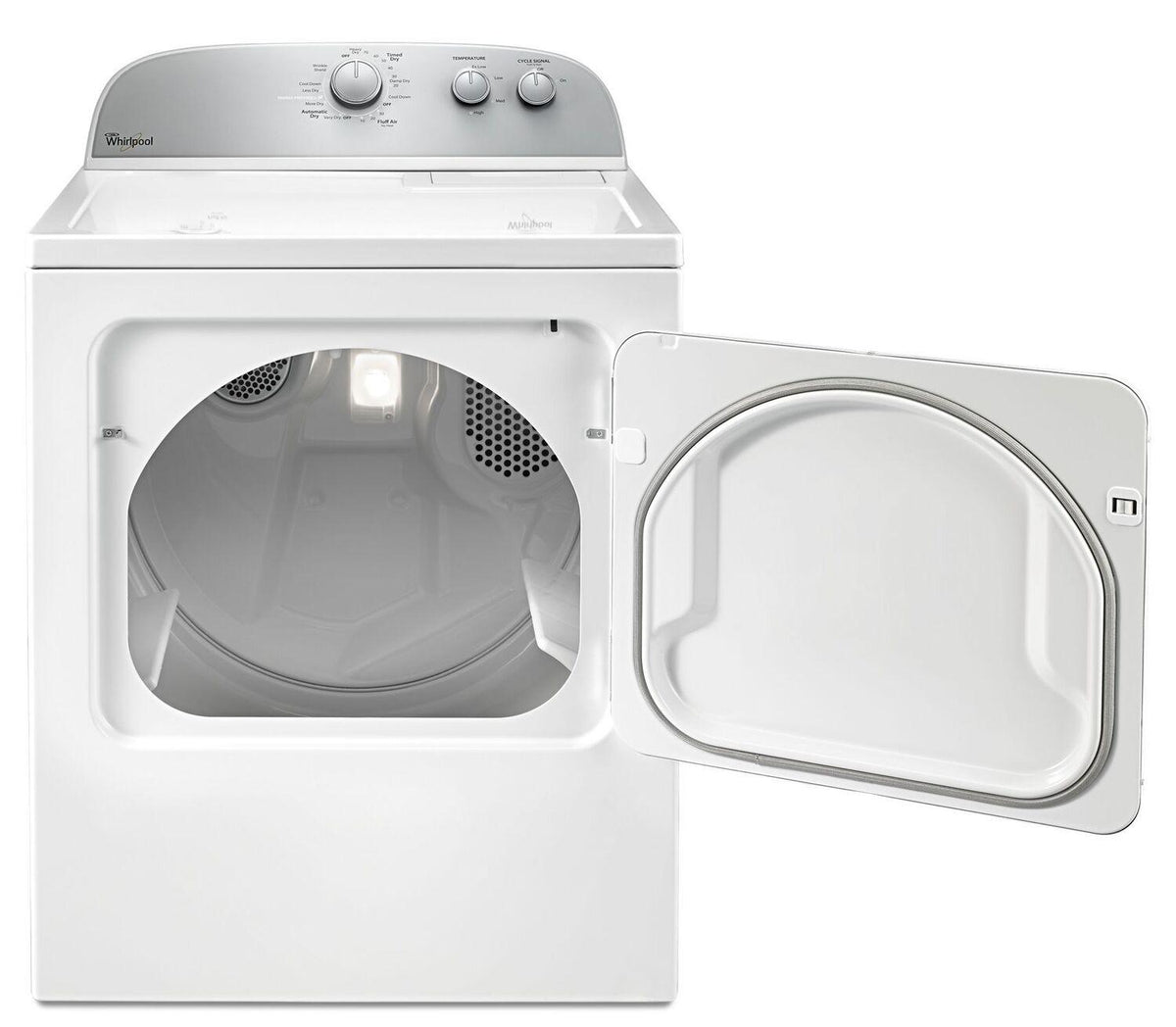 5.9 cu.ft Top Load Electric Dryer with AutoDry™ Drying System - White