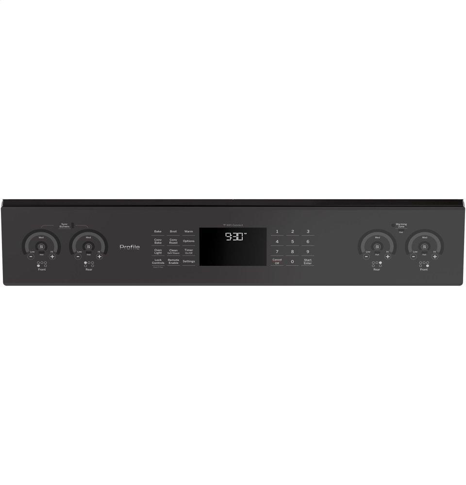 GE Profile™ 30" Smart Slide-In Front-Control Induction and Convection Range