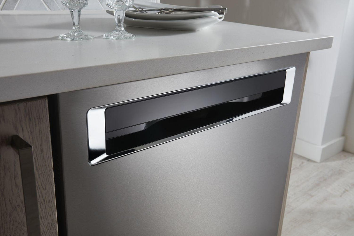 39 DBA Dishwasher with Fan-Enabled ProDry System and PrintShield Finish, Pocket Handle Stainless Steel with PrintShield™ Finish
