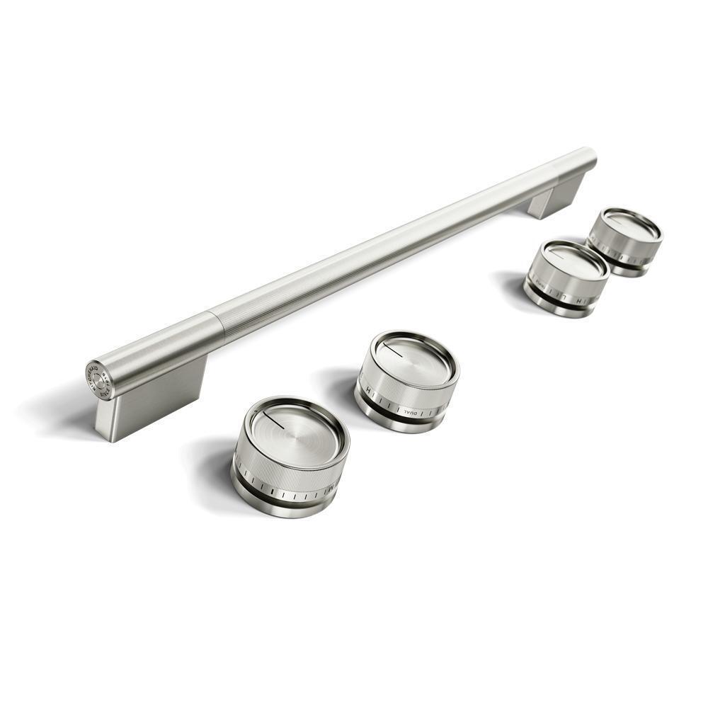 Stainless Steel Handle and Knob Hardware Accessory Kit for KitchenAid® Slide-In ConvectionRange
