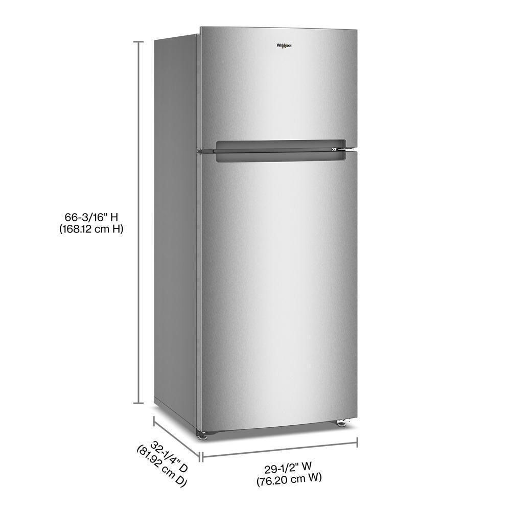 Whirlpool® 28-inch Wide Top Freezer Refrigerator with Total Coverage Cooling- 18.0 Cu. Ft.