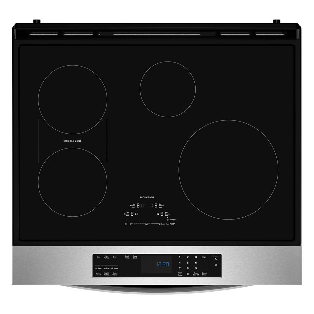 30-inch Induction Slide In Range with No Preheat Air Fry