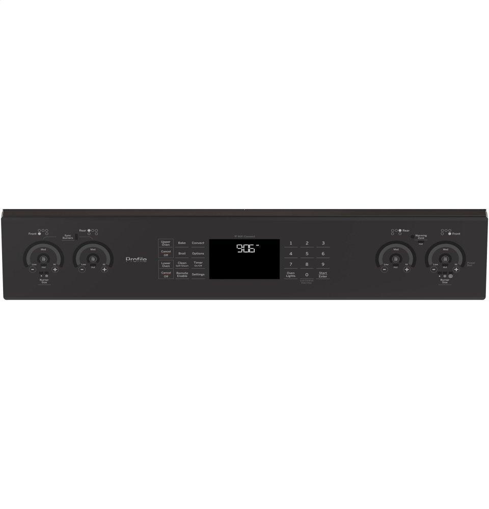 GE Profile™ 30" Smart Slide-In Electric Double Oven Convection Range