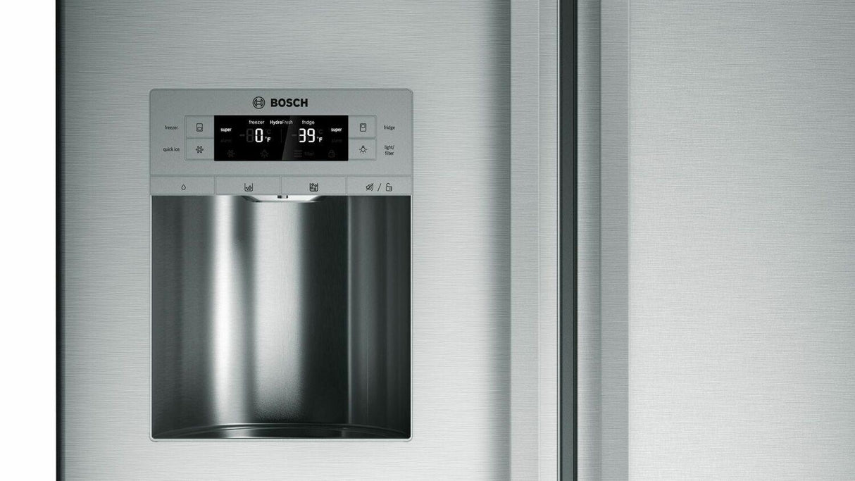 800 Series French Door Bottom Mount Refrigerator 36'' Stainless Steel, Easy clean stainless steel B26FT50SNS