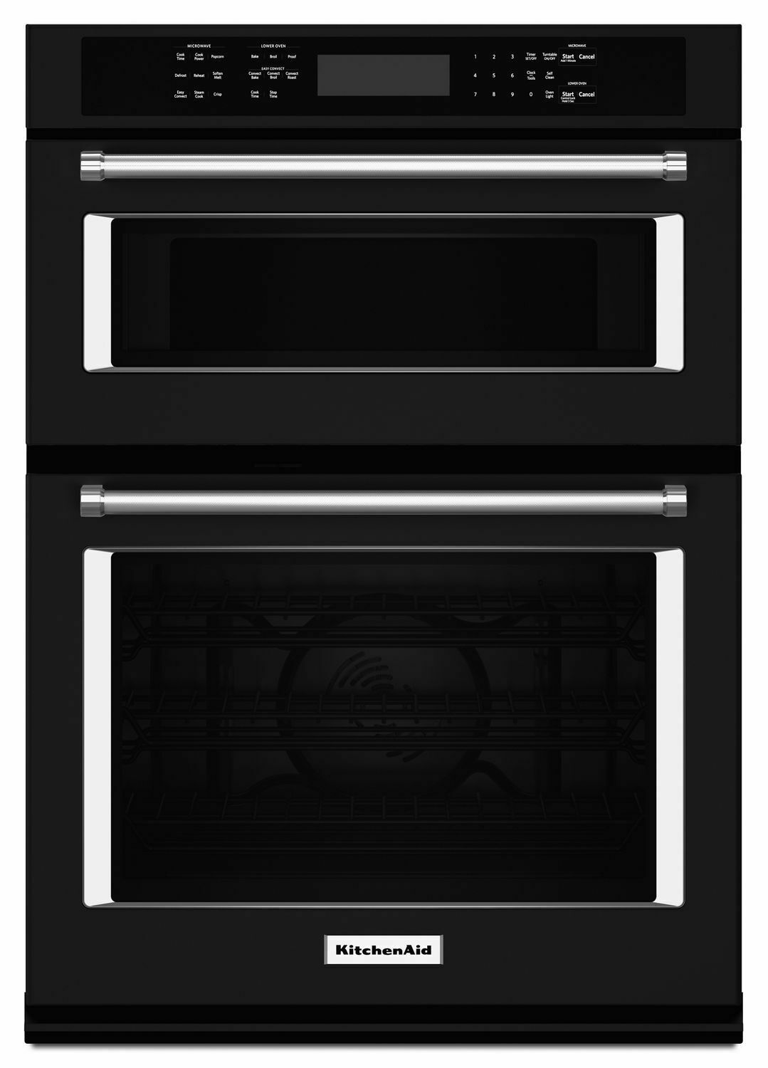 30" Combination Wall Oven with Even-Heat™ True Convection (Lower Oven) - Black