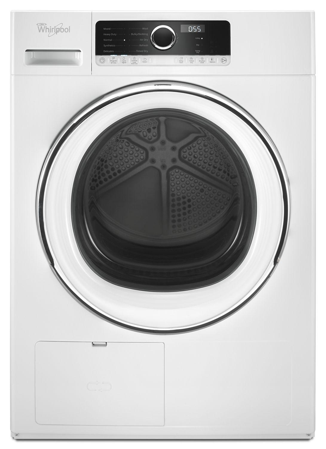 4.3 cu.ft Compact Ventless Heat Pump Dryer with Wrinkle Shield™ Option White