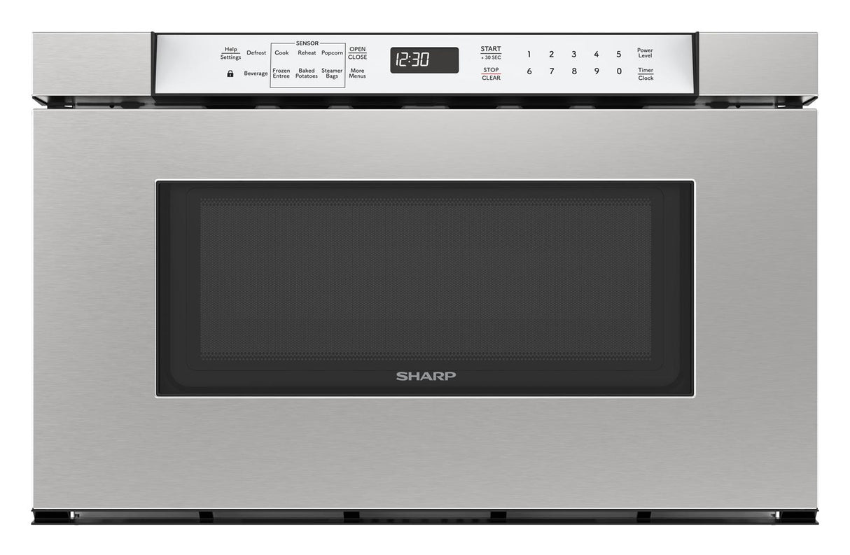 Sharp 24 in. 1.2 cu. ft. Built-In Microwave Drawer™ Oven in Stainless Steel