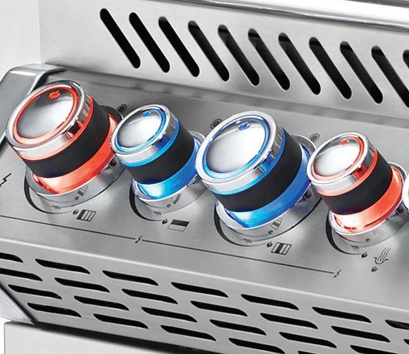 Napoleon's Prestige PRO™825 with side range burner and rear/internal infrared burners.