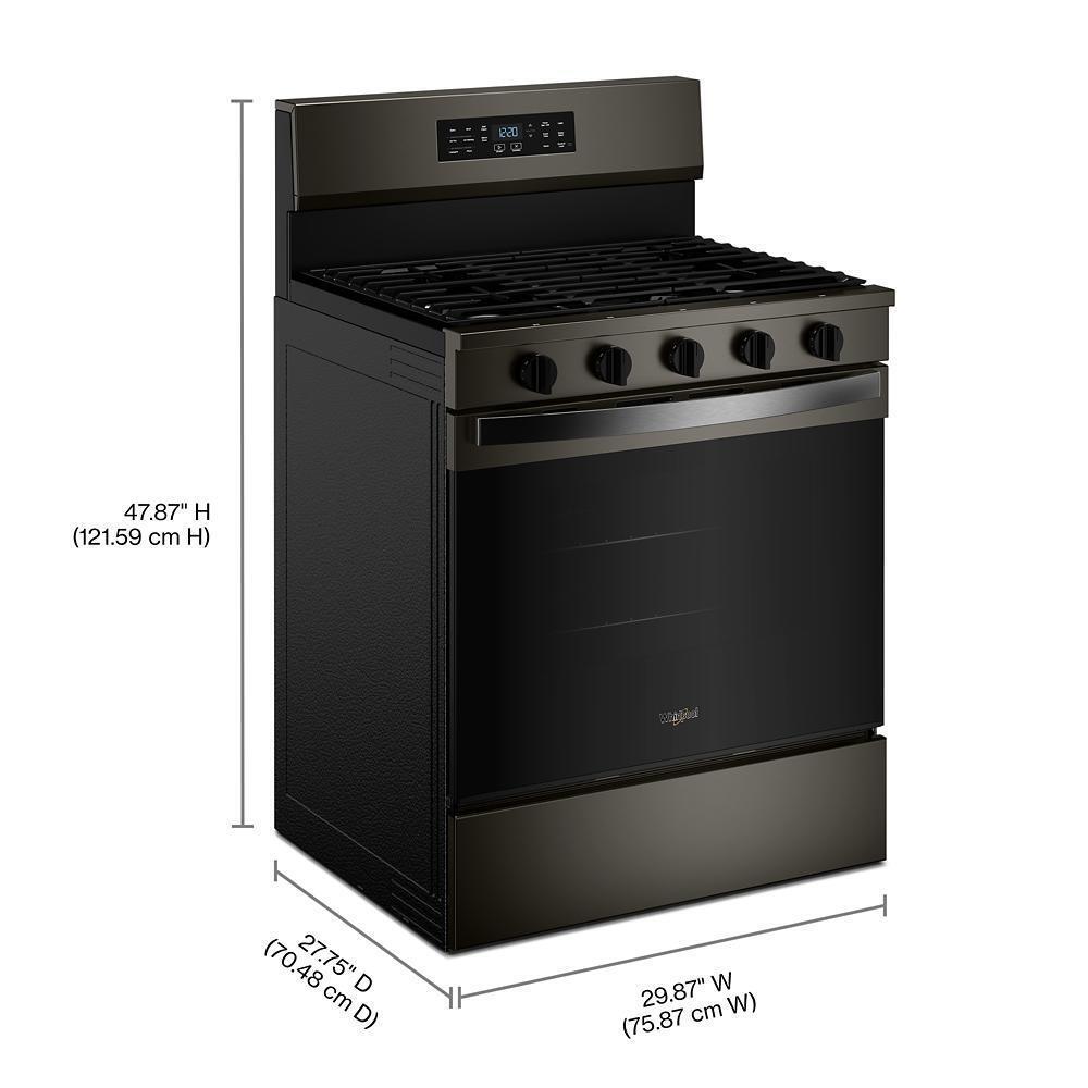 30-inch Gas Range with Air Cooking Technology and EZ-2-Lift™ Hinged Grates