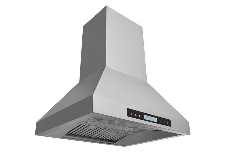 Hauslane Chef 30-in Ducted Stainless Steel Island Range Hood