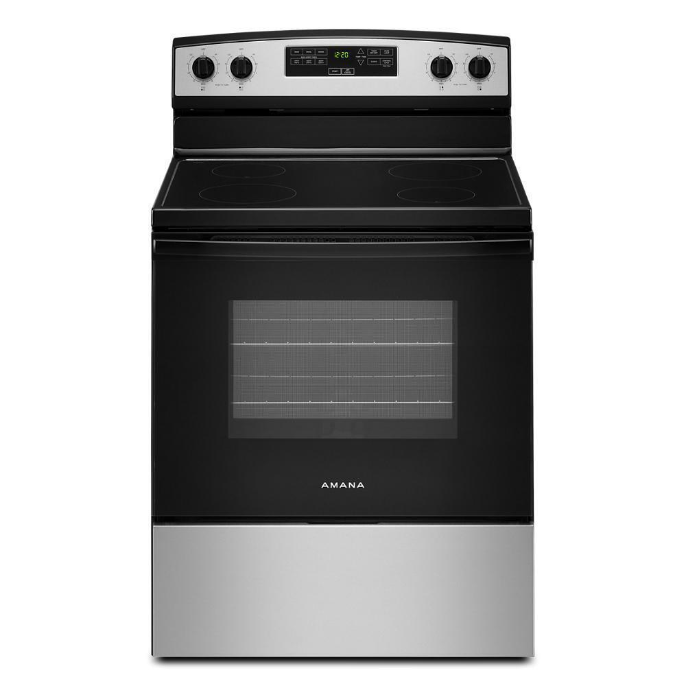 30-inch Amana® Electric Range with Extra-Large Oven Window