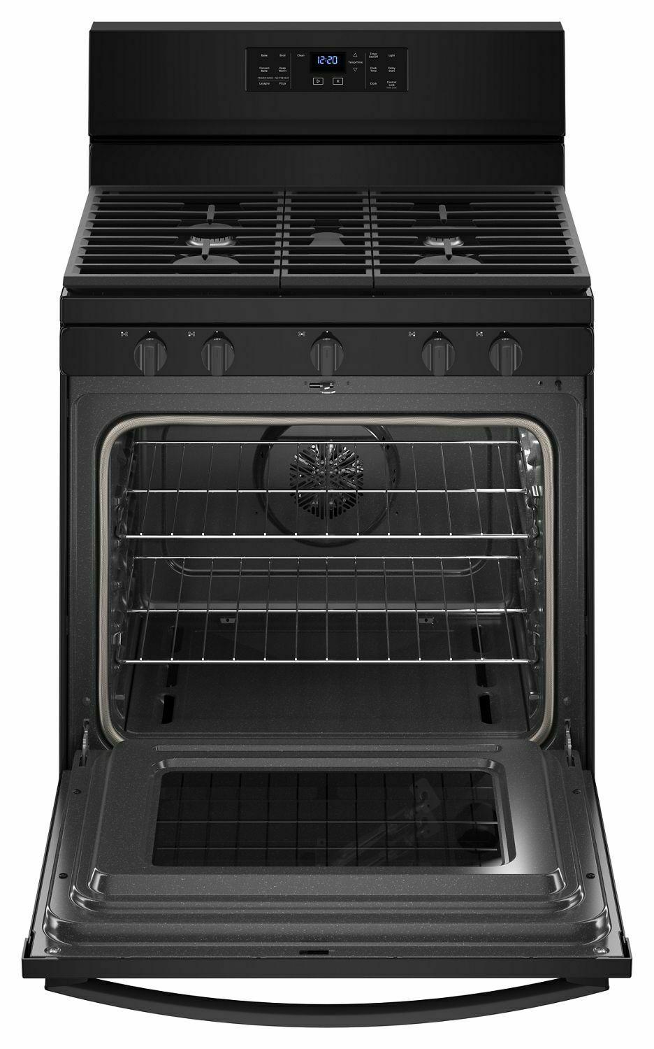 5.0 cu. ft. Whirlpool® gas convection oven with Frozen Bake™ technology - Black
