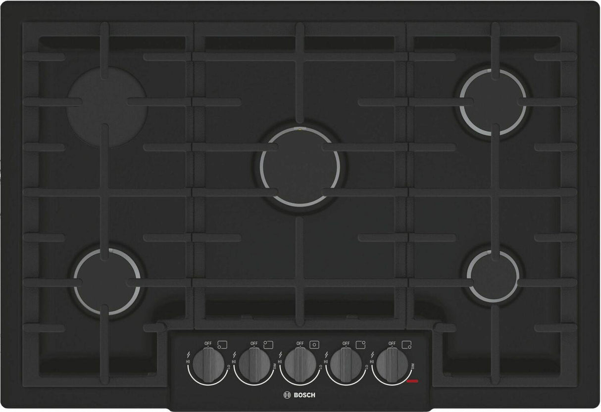 800 Series Gas Cooktop 30'' Black NGM8046UC