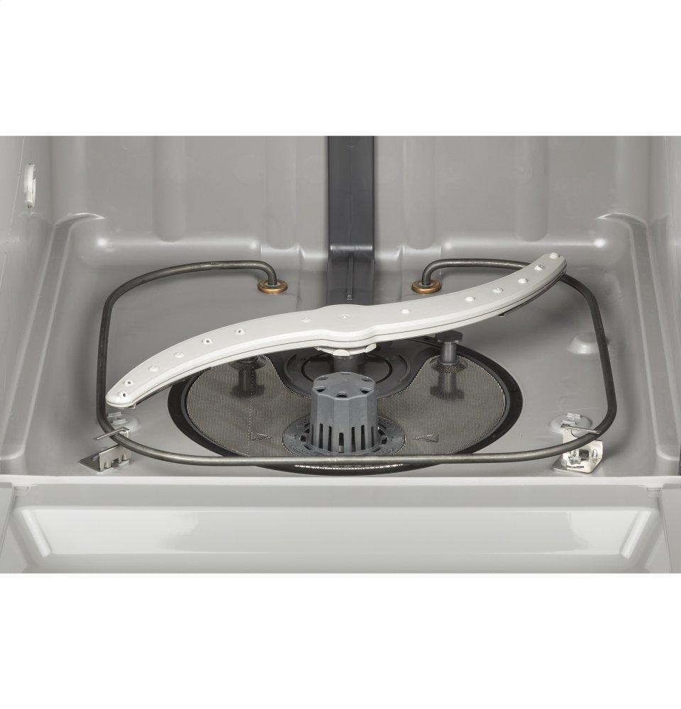 GE® Hybrid Stainless Steel Interior Dishwasher with Hidden Controls
