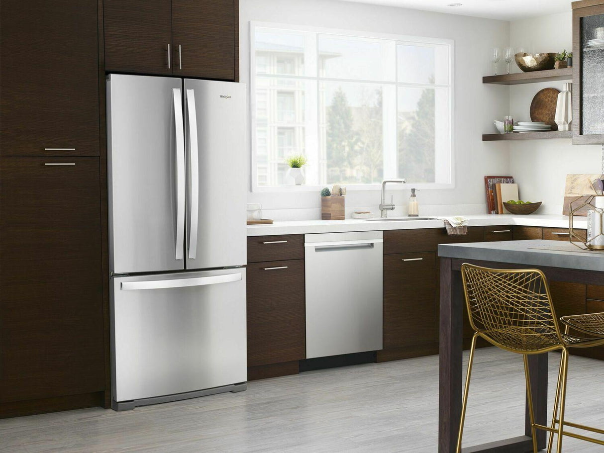 Stainless Steel Tub Pocket Handle Dishwasher with TotalCoverage Spray Arm - Fingerprint Resistant Stainless Steel