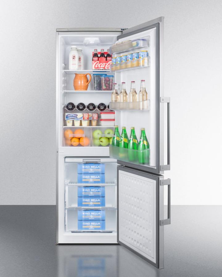 24" Wide Bottom Freezer Refrigerator