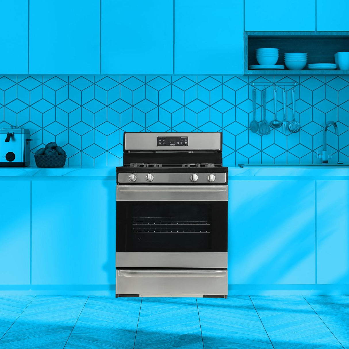 Element Electronics 5.2 cu. ft. 30" Gas Range (EGR34MCCS)