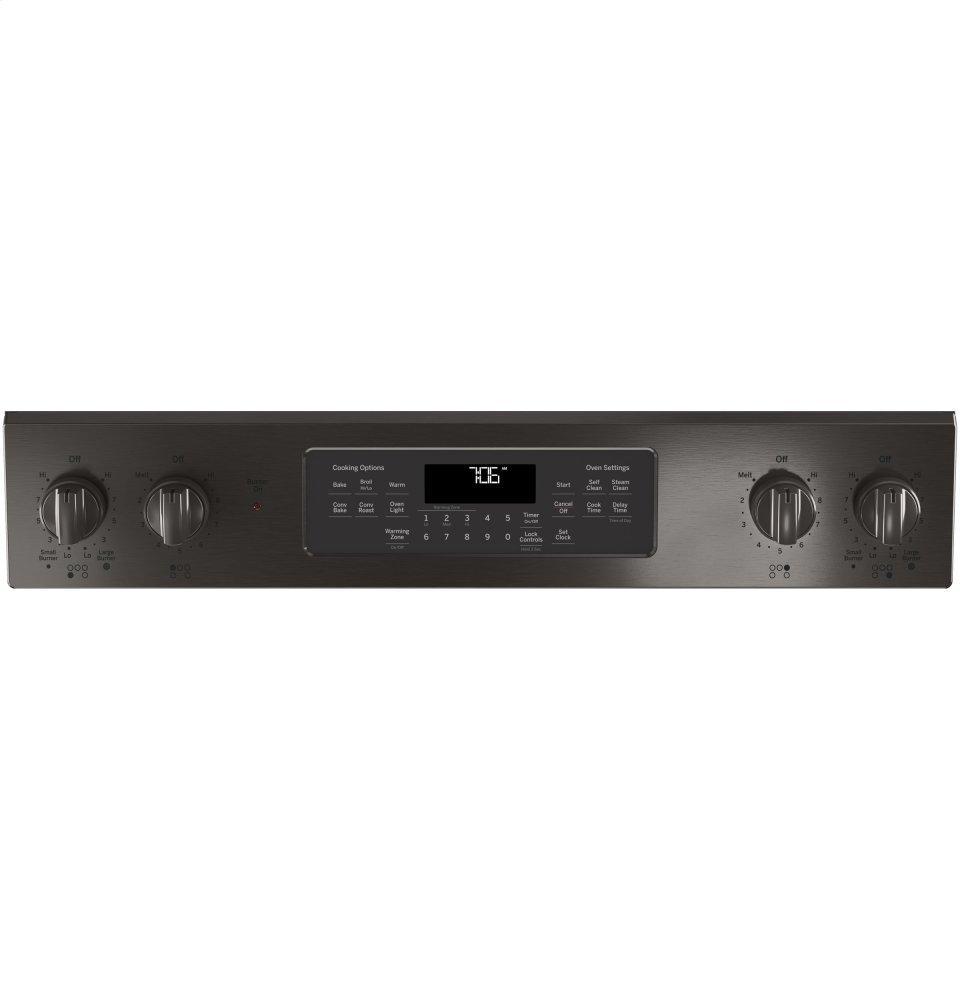 GE® 30" Slide-In Electric Convection Range