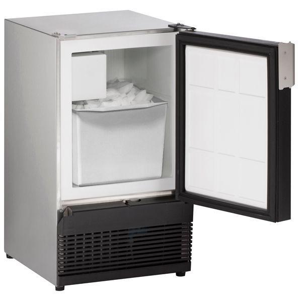 15" Crescent Ice Maker With Stainless Solid Finish (115 V/60 Hz Volts /60 Hz Hz)
