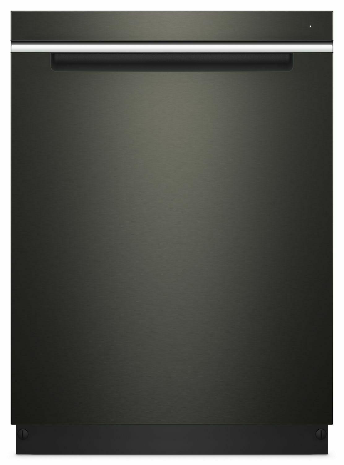 Stainless Steel Tub Pocket Handle Dishwasher with TotalCoverage Spray Arm - Fingerprint Resistant Black Stainless