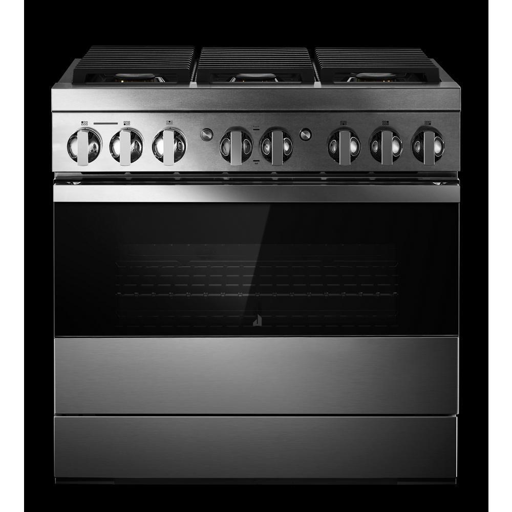 NOIR™ 36" Dual-Fuel Professional Range