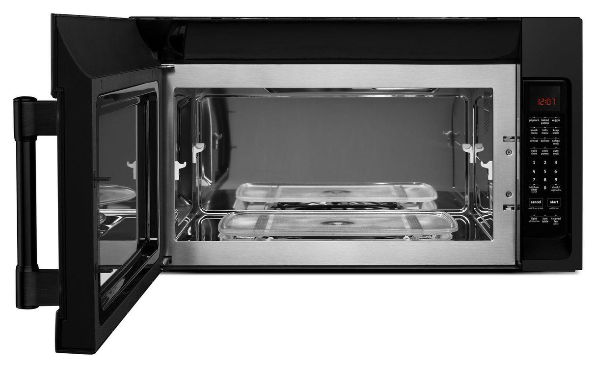 Over-The-Range Microwave With WideGlide Tray - 2.1 Cu. Ft. Black