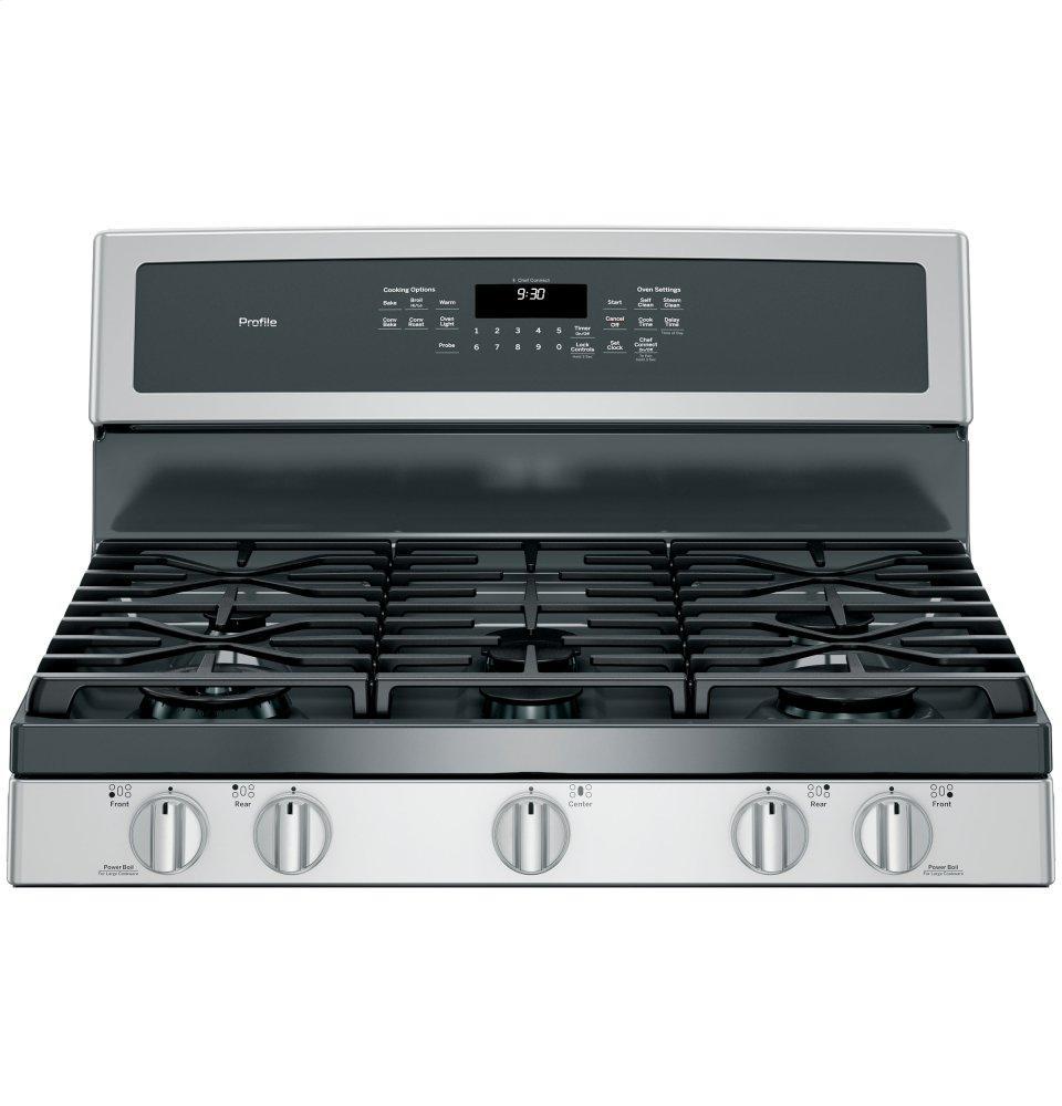 GE Profile™ 30" Free-Standing Gas Convection Range