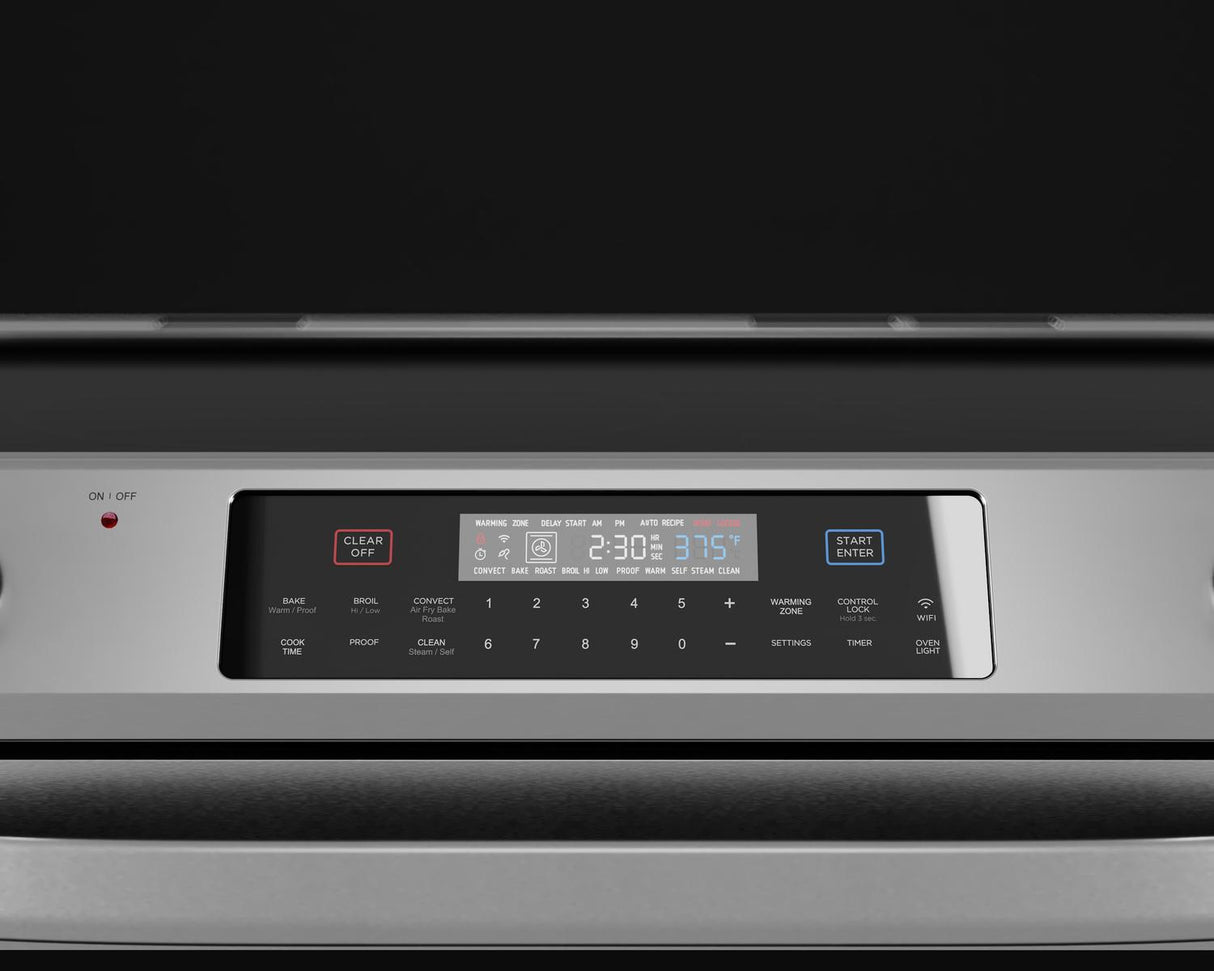 Midea 6.3 cu. ft. 5-Element Smart Slide-In Electric Range with Air Fry Convection