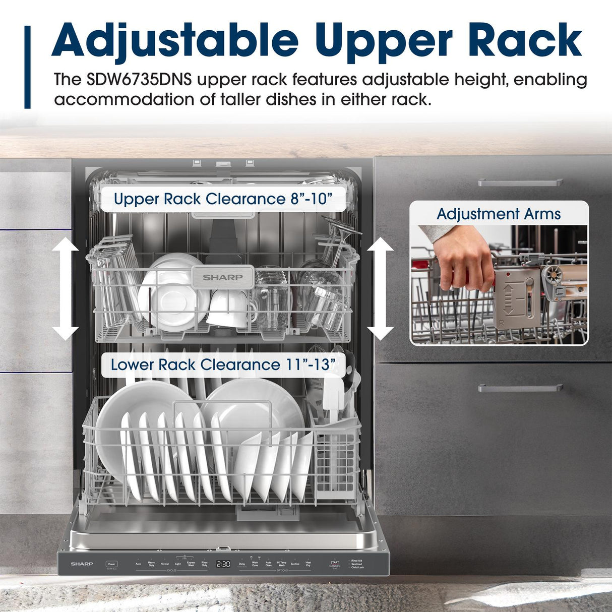 24" Top Control Stainless Steel Pocket Handle 49 dBA Dishwasher with Auto Door Open