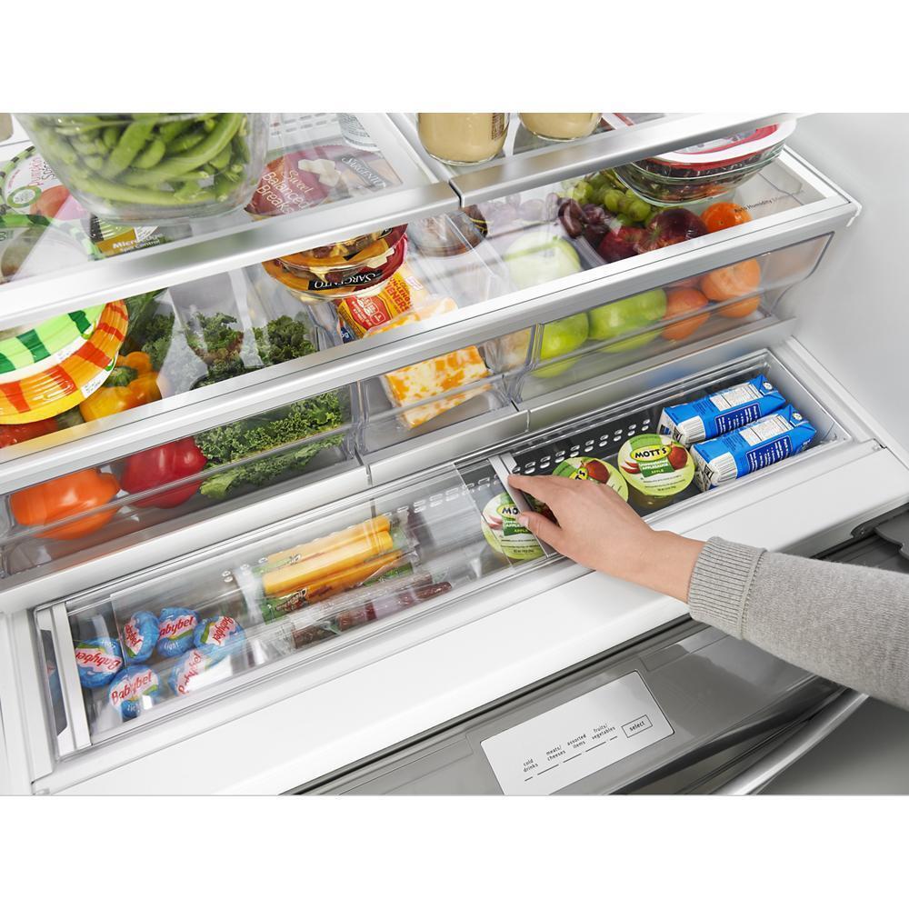 36-inch Wide 4-Door Refrigerator with Exterior Drawer - 26 cu. ft.