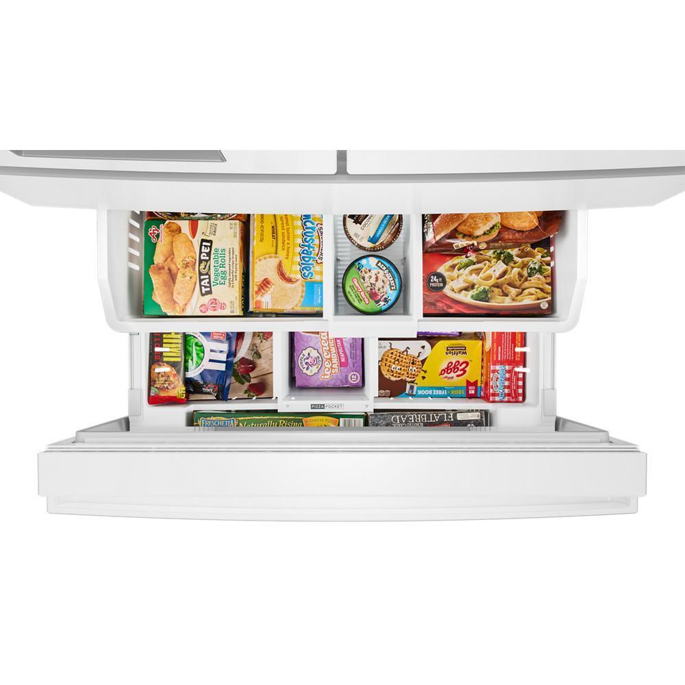 Whirlpool® 29 Cu. Ft. Family-Sized Capacity French door refrigerator with Flexible Temperature Drawer