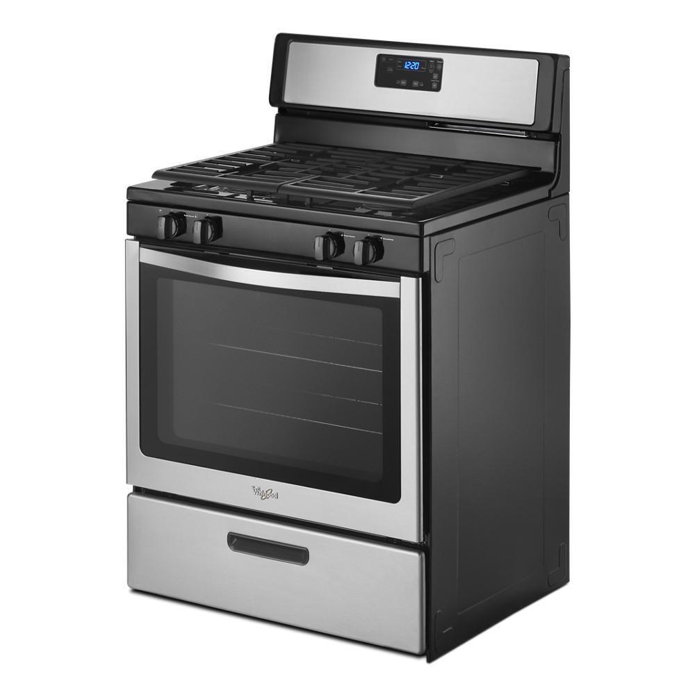 Whirlpool® 5.1 Cu. Ft. Freestanding 4-Burner Gas Stove
