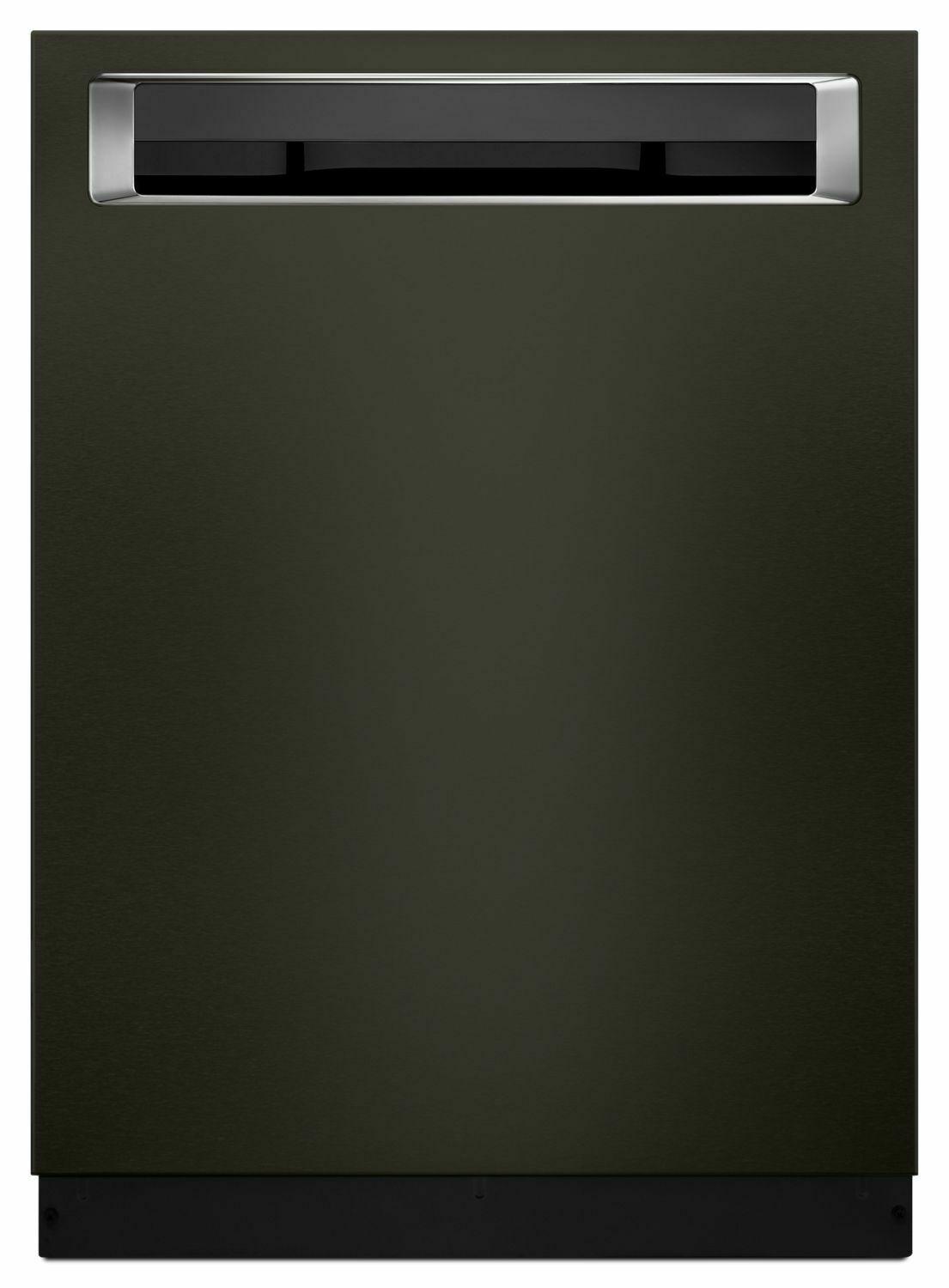 46 DBA Dishwasher with Third Level Rack and PrintShield™ Finish, Pocket Handle - Black Stainless Steel with PrintShield™ Finish