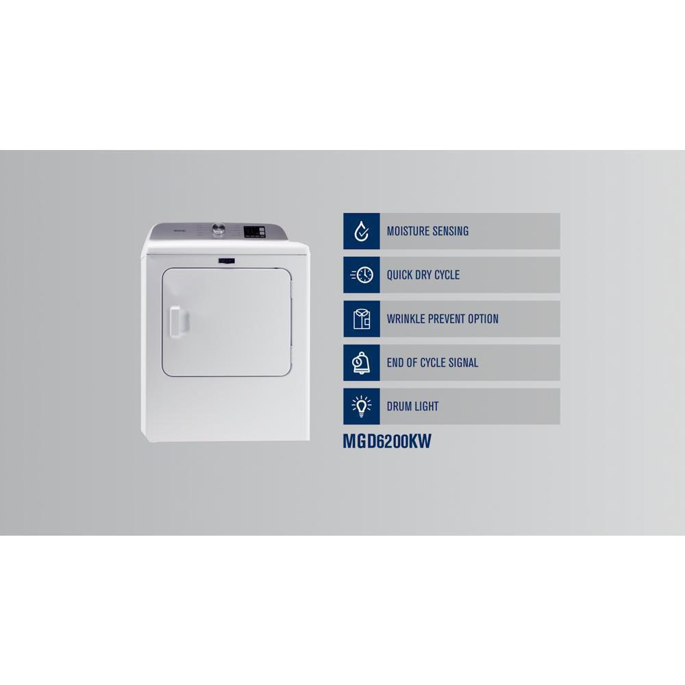 Top Load Gas Dryer with Moisture Sensing - 7.0 cu. ft